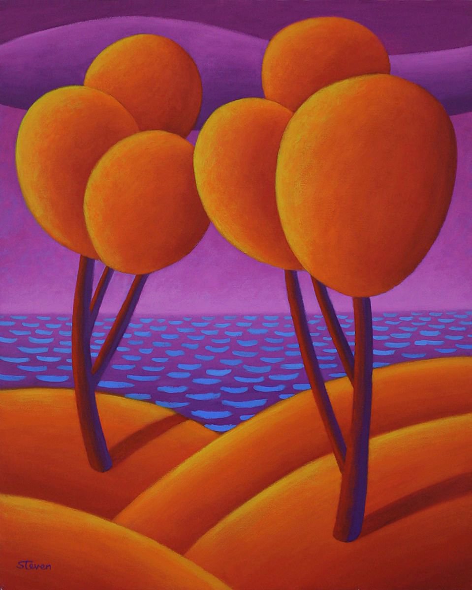 Orange Trees by Dan Steven