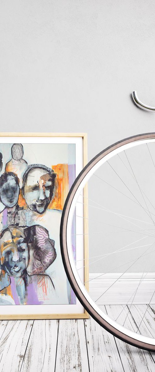 Study of a crowd #21 by Carolynne Coulson