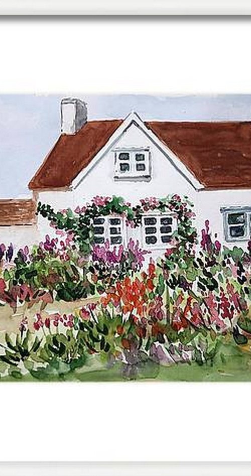 English Countryside cottage 2 by Asha Shenoy