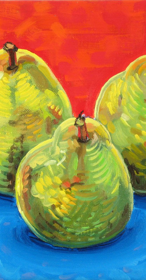 Three Pears by Richard Gibson