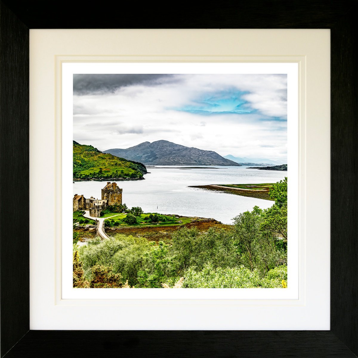Photorealistic Photograph , Eilean Donan Castle - Kyle Of Lochalsh By Michael Mchugh, 19 X 19, Artwork For Sale On Artfinder