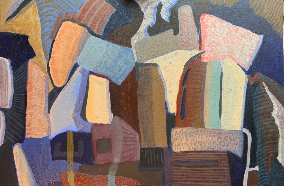 Abstract Stonehenge by Hanna Bell