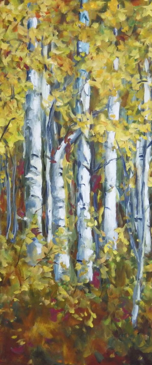 Birch Forest by Ingrid Dohm