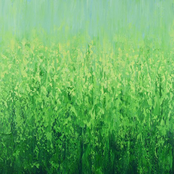 Vibrant Spring - Textured Nature Abstract
