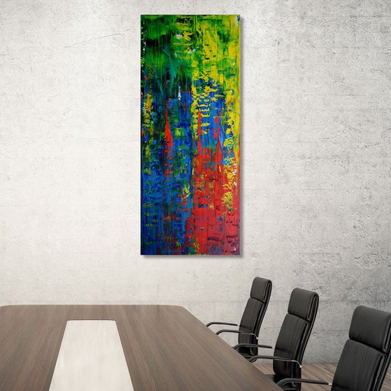 Color Rush II (50 x 120 cm) (20 x 48 inches)