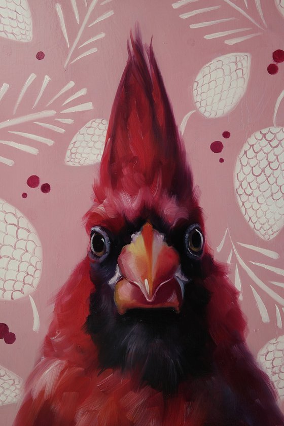 "Festive Cardinal"