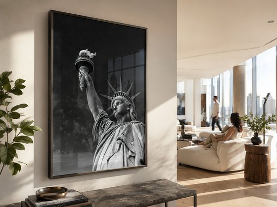 Lady Liberty in Monochrome