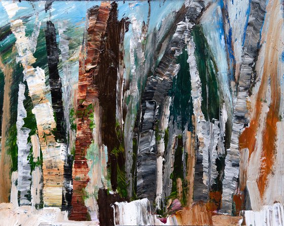 Winter Birch Trees