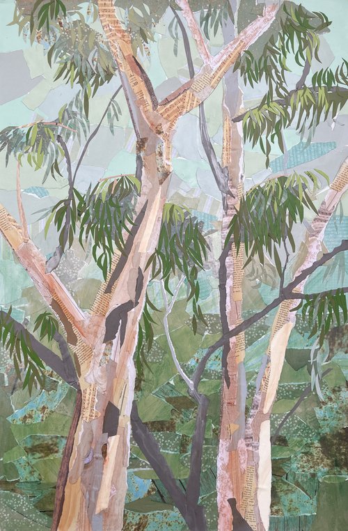 Eucalyptus in Fog by Eliry Arts