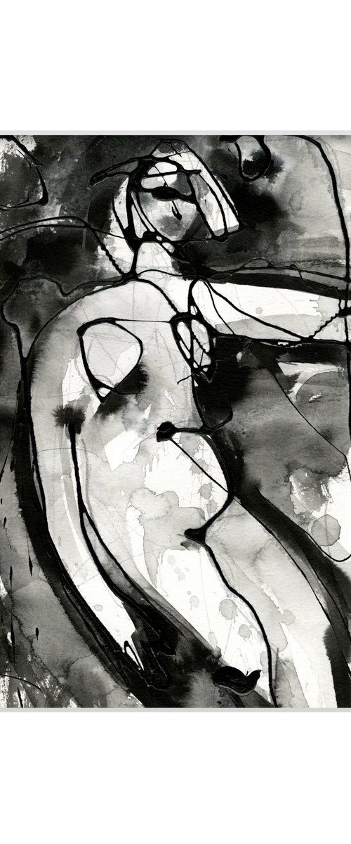 Doodle Nude 5 by Kathy Morton Stanion