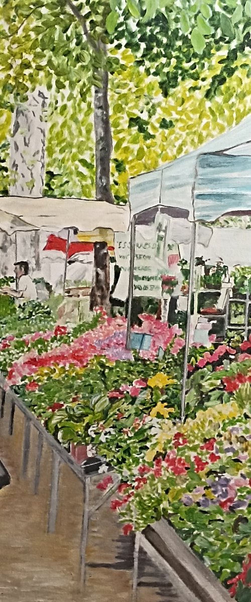 Flowers market by Isabelle Lucas