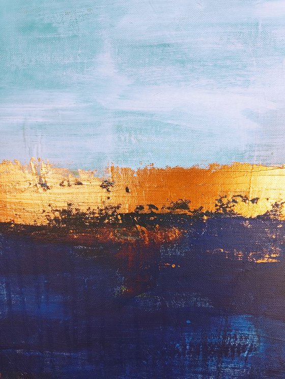 Deep Sea #11 – Bronze in Blue