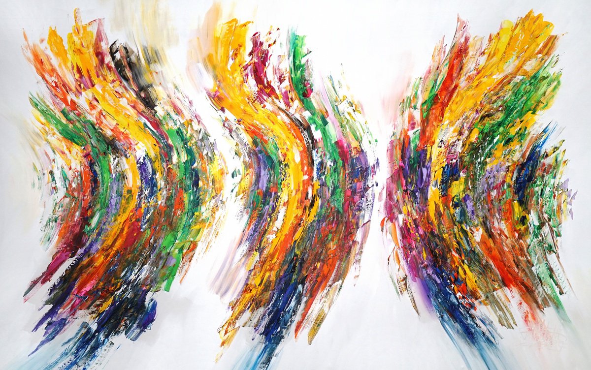 Joyful Symphony Xxxl 1 By Peter Nottrott, 94 X 59, Artwork For Sale On Artfinder