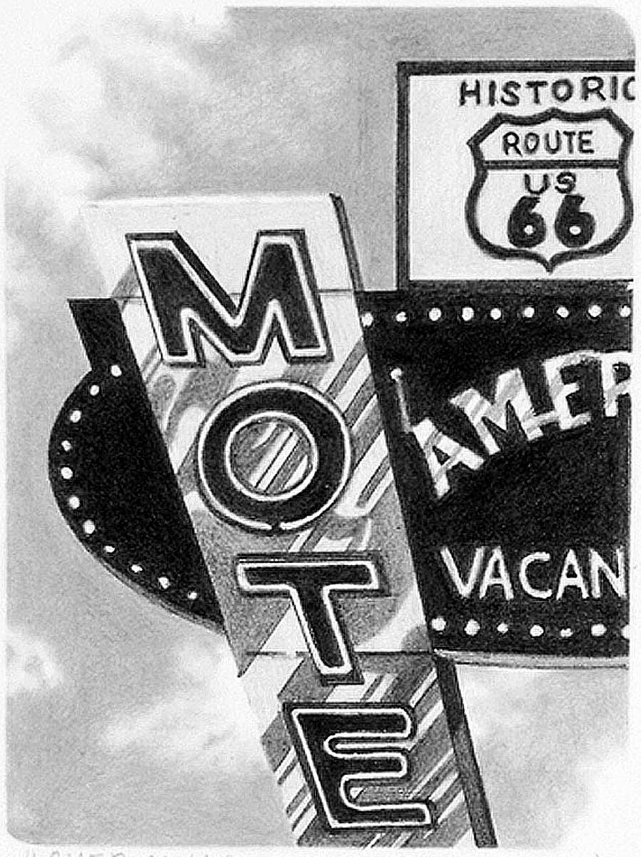 Americana Motel by Cheryl Godin