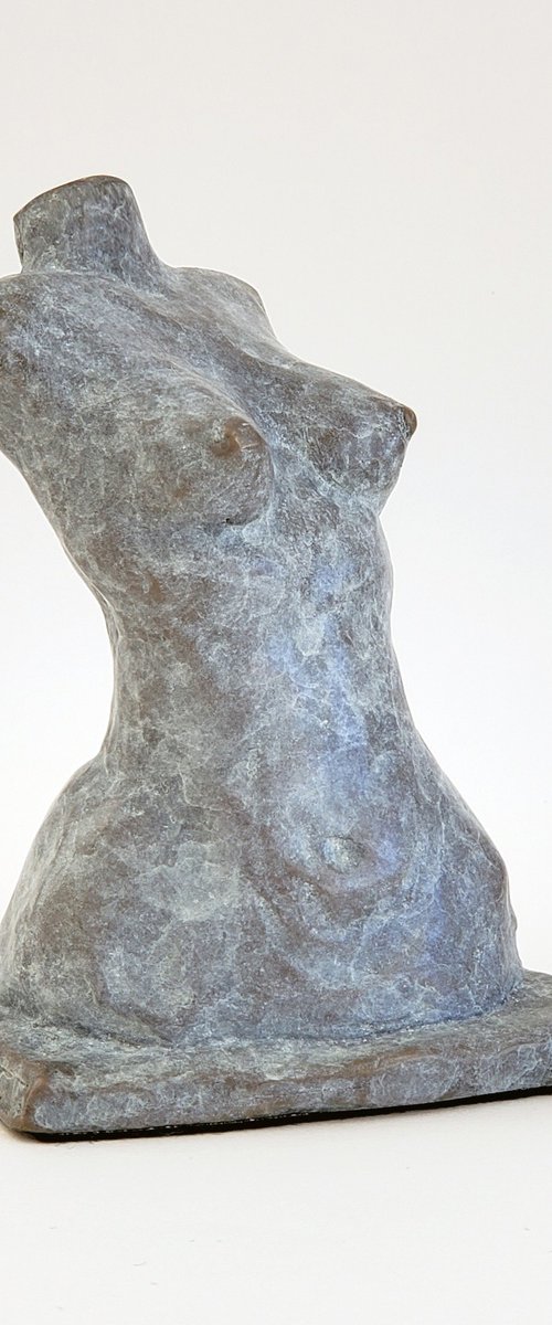 Female Torso in Grey-Lilac by Joyce Fournier