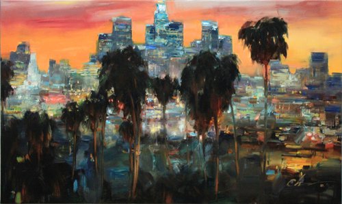 Evening Los Angeles by Sergei Chernyakovsky