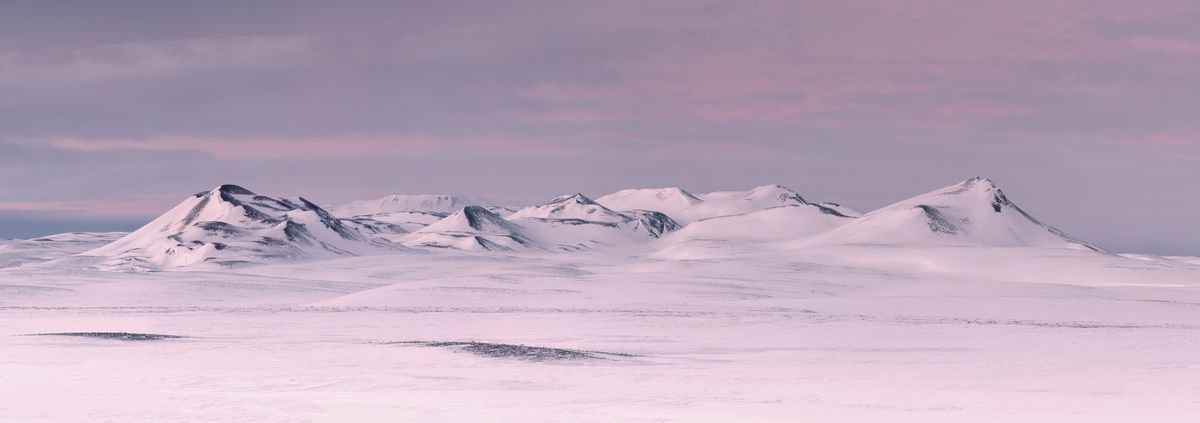 Photorealistic Photograph , Icelandic Hills By Paul Nash, 34 X 12, Artwork For Sale On Artfinder
