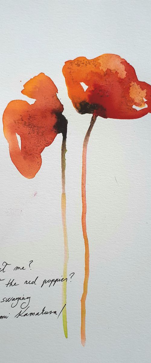 Poppy haiku by Simon Tünde