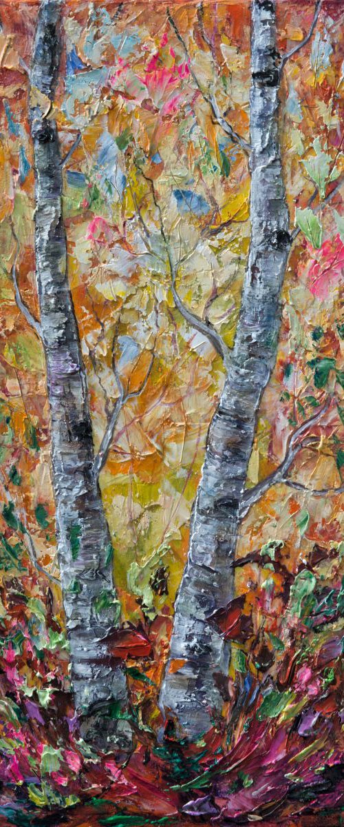 Birch Trees by Lena Owens at OLena Art