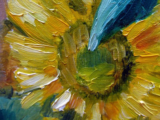 Sunflowers painting Still life