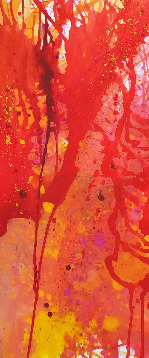 Autumn forest by Olga Onopko