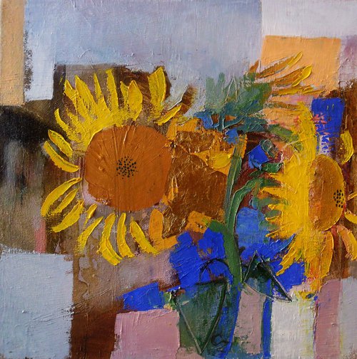sun flowers by Victoria Cozmolici