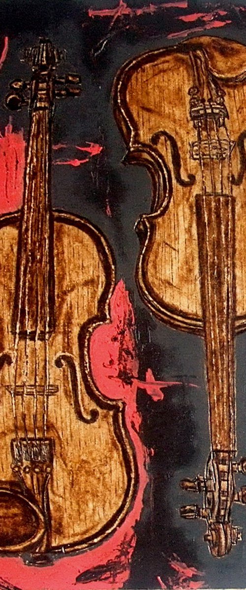 Fiddles by MILIS Pyrography