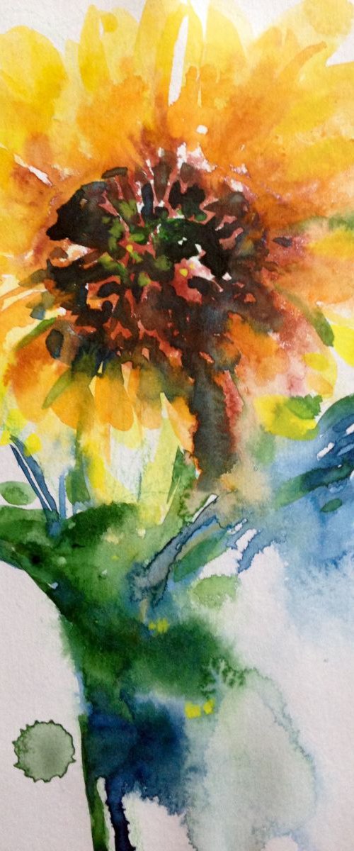 Sunflower by Olga Pascari