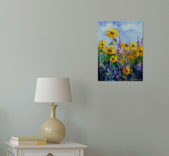 Decorative sunflowers