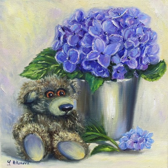 Blue Hydrangea