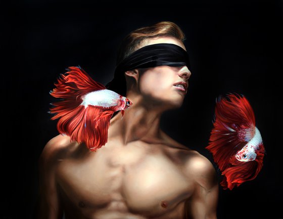 Blindfolded - diptych