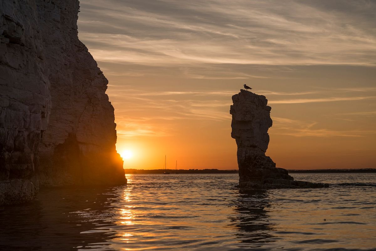 OLD HARRY ROCKS 3. by Andrew Lever