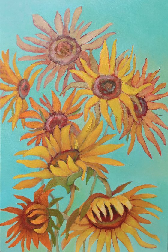 End of Summer ( Sunflowers).