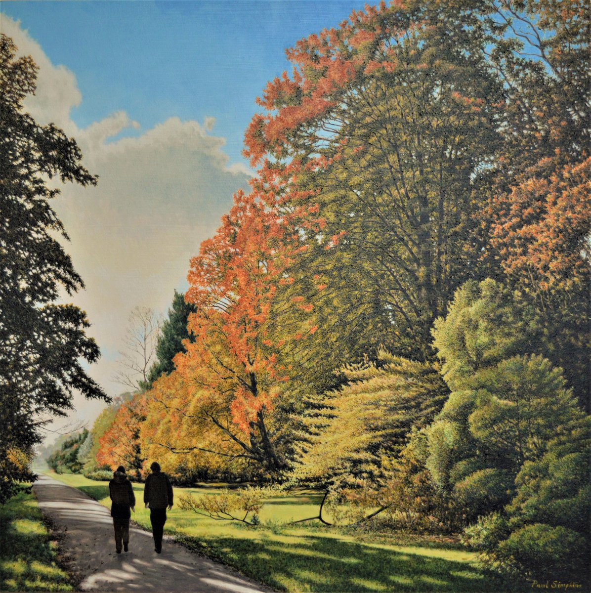 Morning Walk, Westonbirt Arboretum by Paul Simpkins