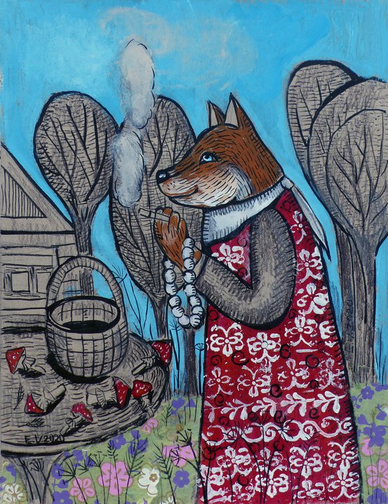 Smoking Fox