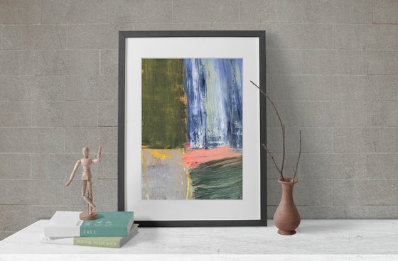 Set of 3 acrylic paintings