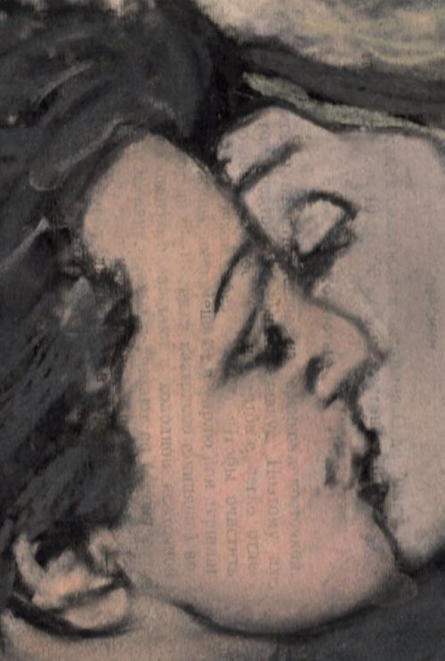 Kiss between Edith Piaf and Marlene Dietrich by Pavel Kuragin