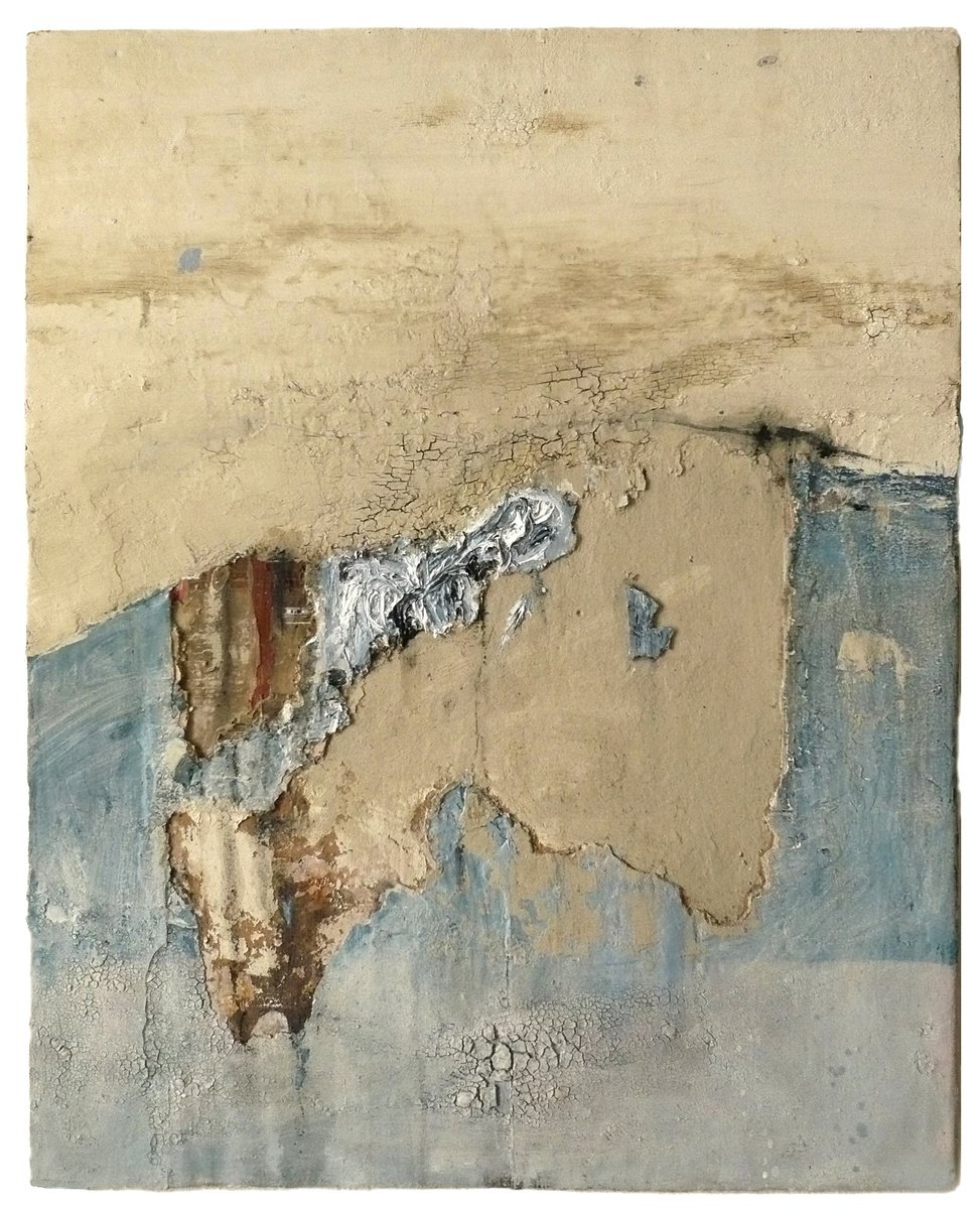 Organic Abstract Painting By Jaroslaw Broitman, 31 X 39, Untitled 100. 2016, Original Artwork