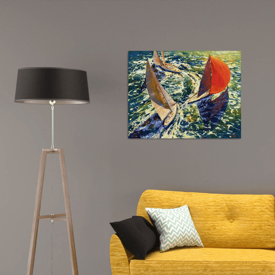 Captive to the waves