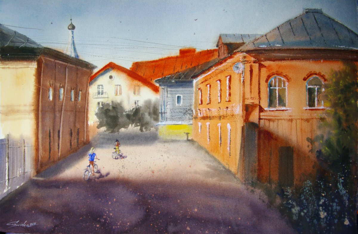 The city of childhood by Elena Gaivoronskaia