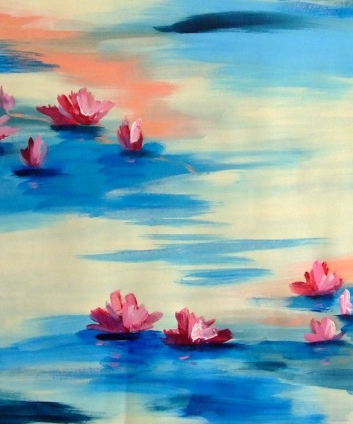 Lilies on the Pond #32 by Marina Krylova