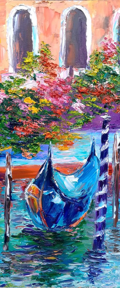 Gondola in Venice by Oksana Fedorova