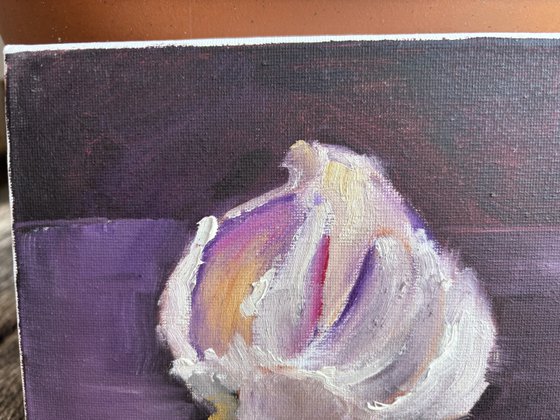 Still life with garlic