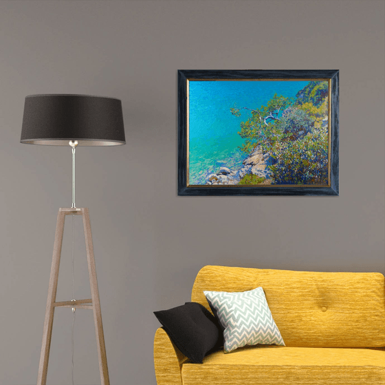 Pine in the Blue Lagoon