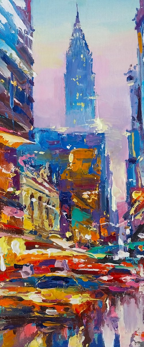 Evening New York by Andrej  Ostapchuk