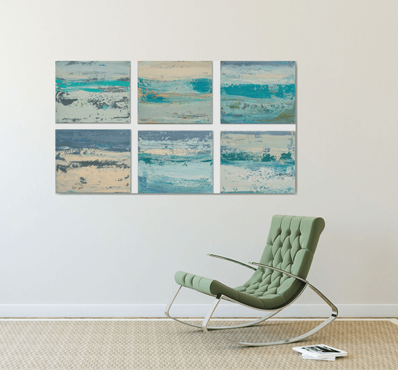 Six emotional seascapes