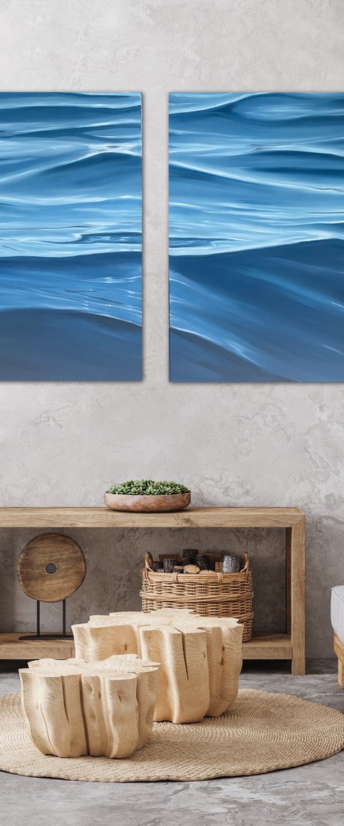 Cool Ocean large ocean seascape by Alanah Jarvis