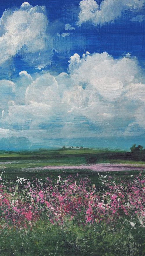 Abstract pinks by Vishalandra Dakur