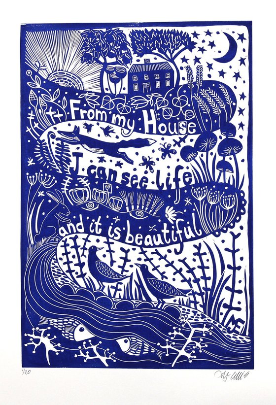 I can see life and it is beautiful