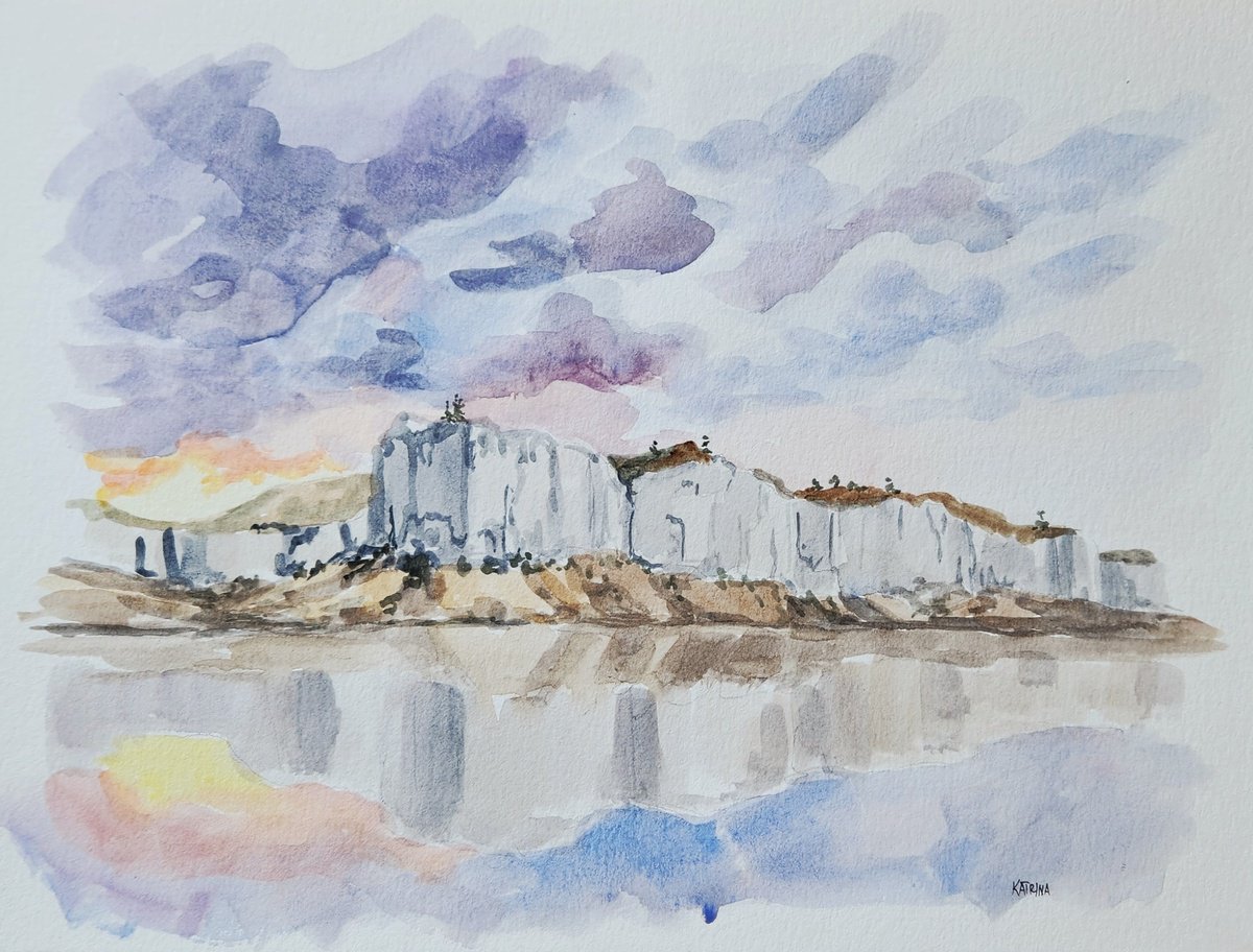 Impressionistic Watercolour , Colors On The Water By Katrina Case, 15 X 12, Artwork For Sale On Artfinder